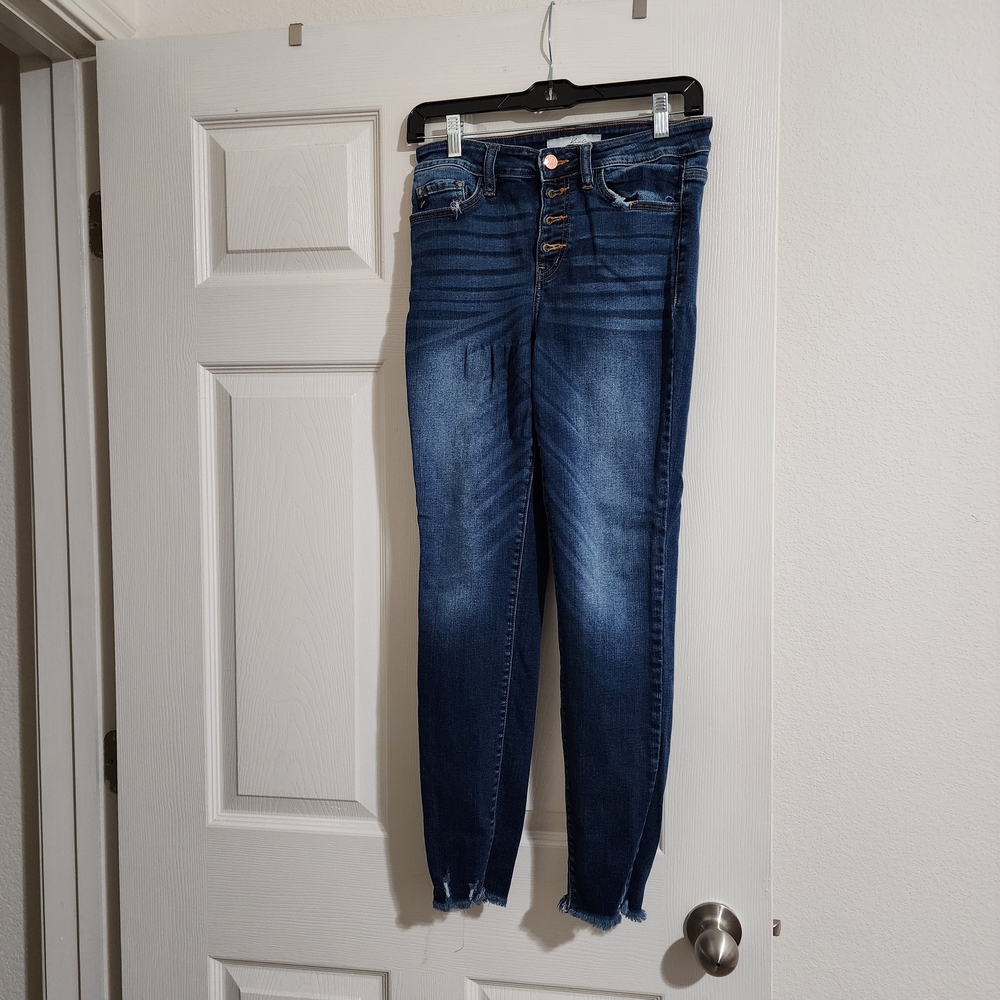 KanCan High Rise Dark Blue Jeans